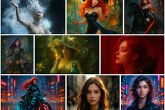 create ai generated image, nft art using your imagination