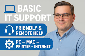 provide basic IT support and troubleshooting remotely