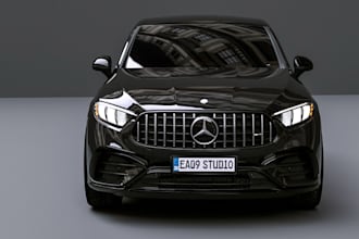 accurate 3d realistic car,body kit,game asset,hatchback,bumper,product animation