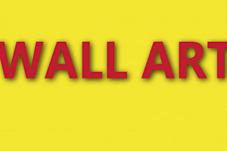 create attractive wall art, posters, murals, quotes, frames, teelaunch, logo
