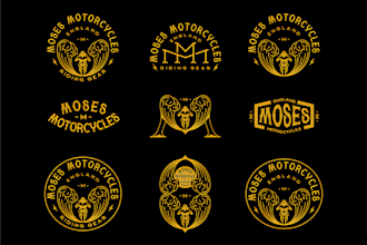 design luxury fashion, clothing line and apparel brand logo