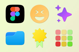 design minimalistic logo and icon pack