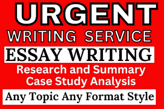 do professional quality case study analysis,research and summary writing