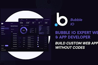 build bubble io marketplace, nocode bubble web app website, bubble app developer