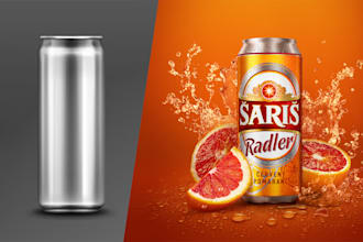 creative retouching visual of your products