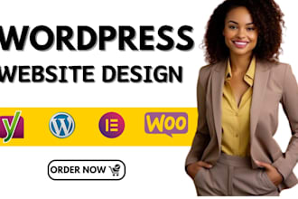 build responsive wordpress website design and web design