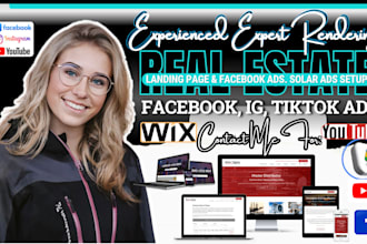 do real estate facebook lead generation ads, b2b, lead magnet solar landing page