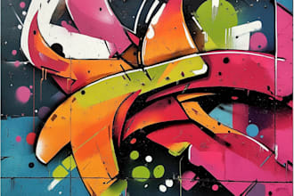 draw graffiti street art pop art of any picture