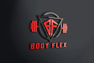 design modern fitness, gym, yoga, health, wellness logo