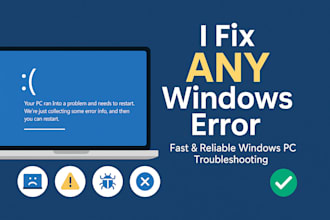 fix windows errors, crashes, and software issues