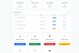 build a professional website or school management system