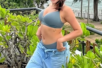 be your bikini female model for lifestyle photography