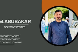 seo optimized fiverr gigs, blog posts, and website content