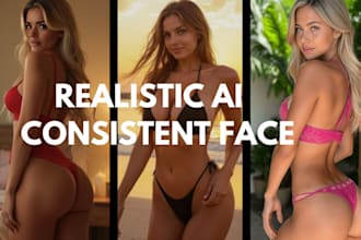 ai model realistic influencer consistent face for instagram onlyfans fanvue