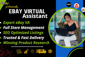 do ebay product listing, SEO, lister service to boost your traffic and sales