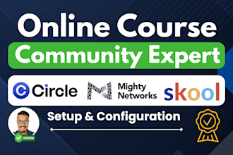 setup circle so mighty network skool community online course