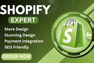 design a stunning fashion and home decor shopify store or website