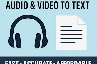 transcribe your audio or video to text fast and accurately