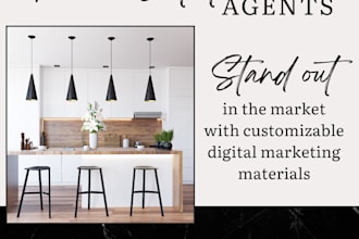 design high quality branded real estate marketing materials