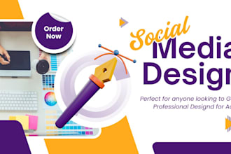 design eye catching social media posters and flyers
