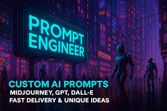 make expert ai prompts for chatgpt, midjourney,