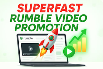 do superfast rumble video promotion organic channel growth