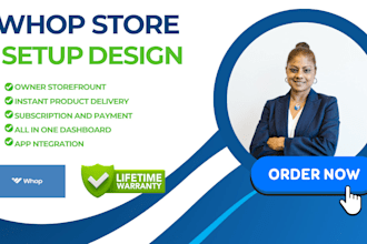 professionally setup your whop store for your brand