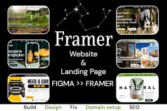 build a minimalist framer website, framer animation, figma to framer web design