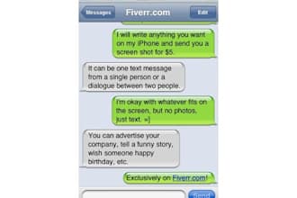 send a screen shot of your message on my iPhone