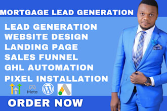 generate mortgage hard money dscr, first time home buyer and real estate leads