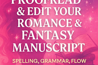 read and proofread your story or manuscript