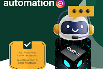 set up a facebook messenger chatbot with manychat automation