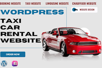 limousine website redesign taxi booking website design car rental website design