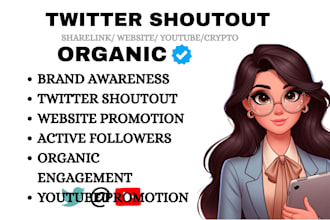 shoutout twitter, promote website sharelink to 120m ig,yt,tiktok,fb,crypto users