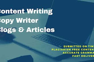 be your expert copywriter and seo content writer