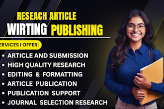 write and publish a research article in a q1 q2 indexed, journal or paper format