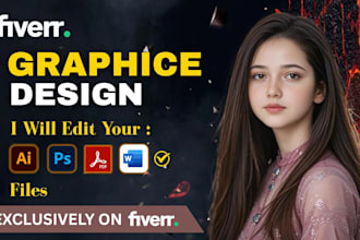 fix ai, PSD, ms word, editable PDF files