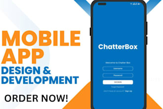 design and develop mobile apps with flutterflow or react native