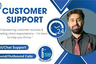 do customer support service and be a virtual assistant