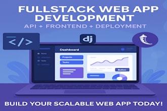 be your professional django developer for custom websites
