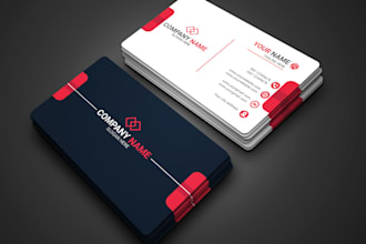 design modern minimalist business card and professional card design