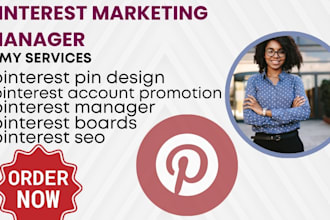 pinterest manager for SEO pins tags marketing and business account setup