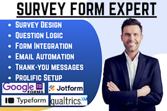 create online survey form jotform surveymonkey google form qulatrics typeform