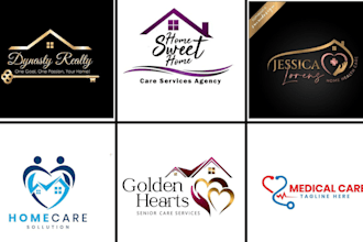 do premium healthcare homecare medical nursing dental hospital logo design