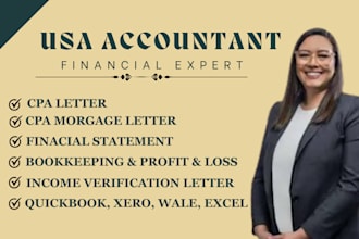 do financial analysis accounting, bookkeeping, myob  quickbook clean up xero CPA
