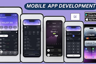 develop fintech app payment app wallet app loan app banking app crypto website