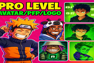 draw high quality cartoon pfp, avatar pfp, amin pfp for you