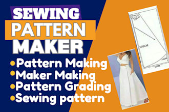 seamless sewing pattern grading for clo3d garment making