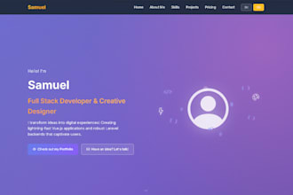 code your website from the scratch in laravel and vue or blade