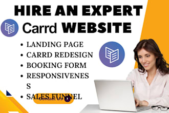 build a carrd website for your virtual assistant services with booking form